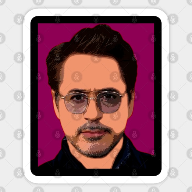 robert downey jr Sticker by oryan80